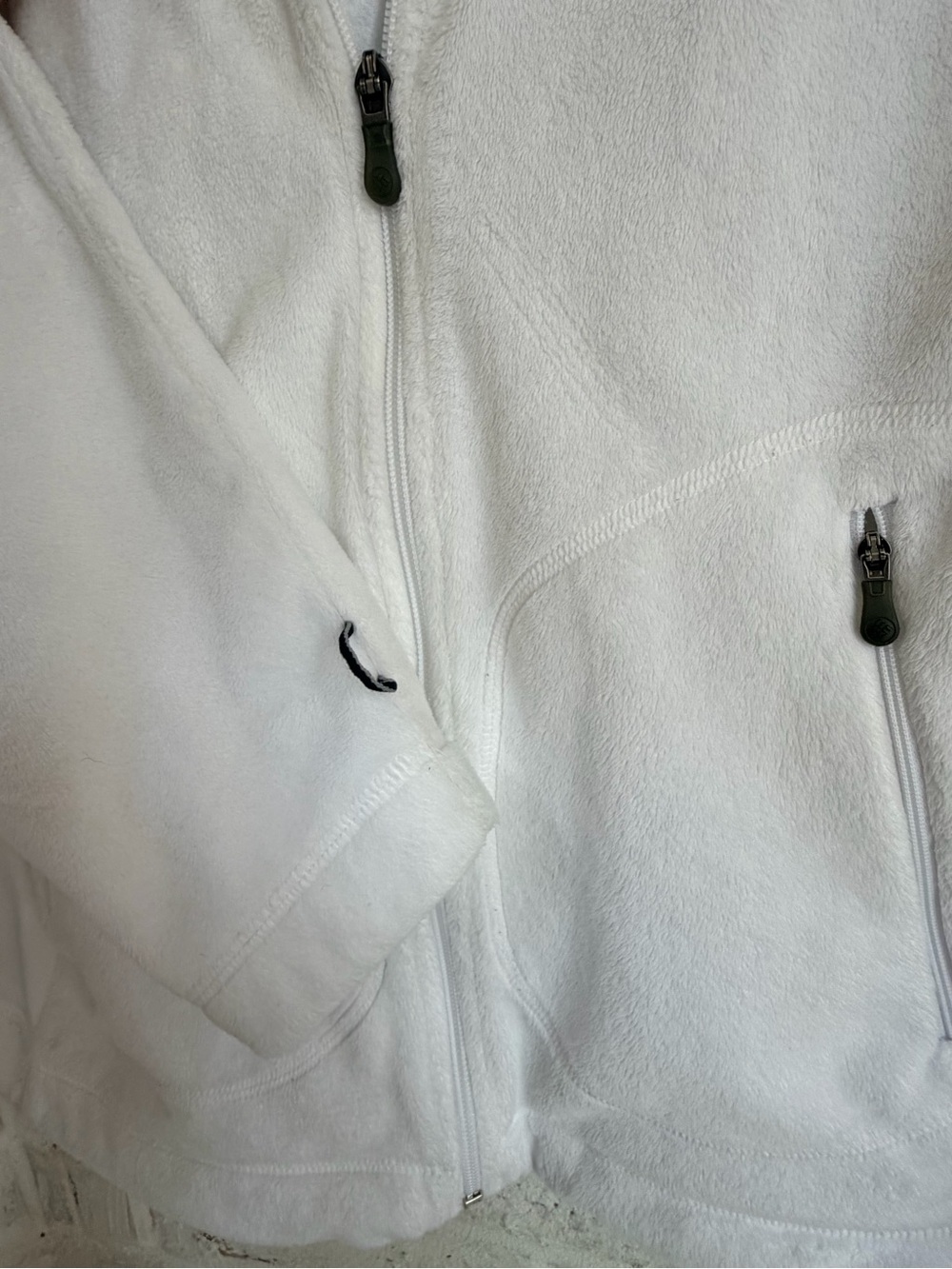 Columbia Benton Springs Interchange Fleece Jacket|Women’s Medium| White Full Zip - Picture 5 of 8